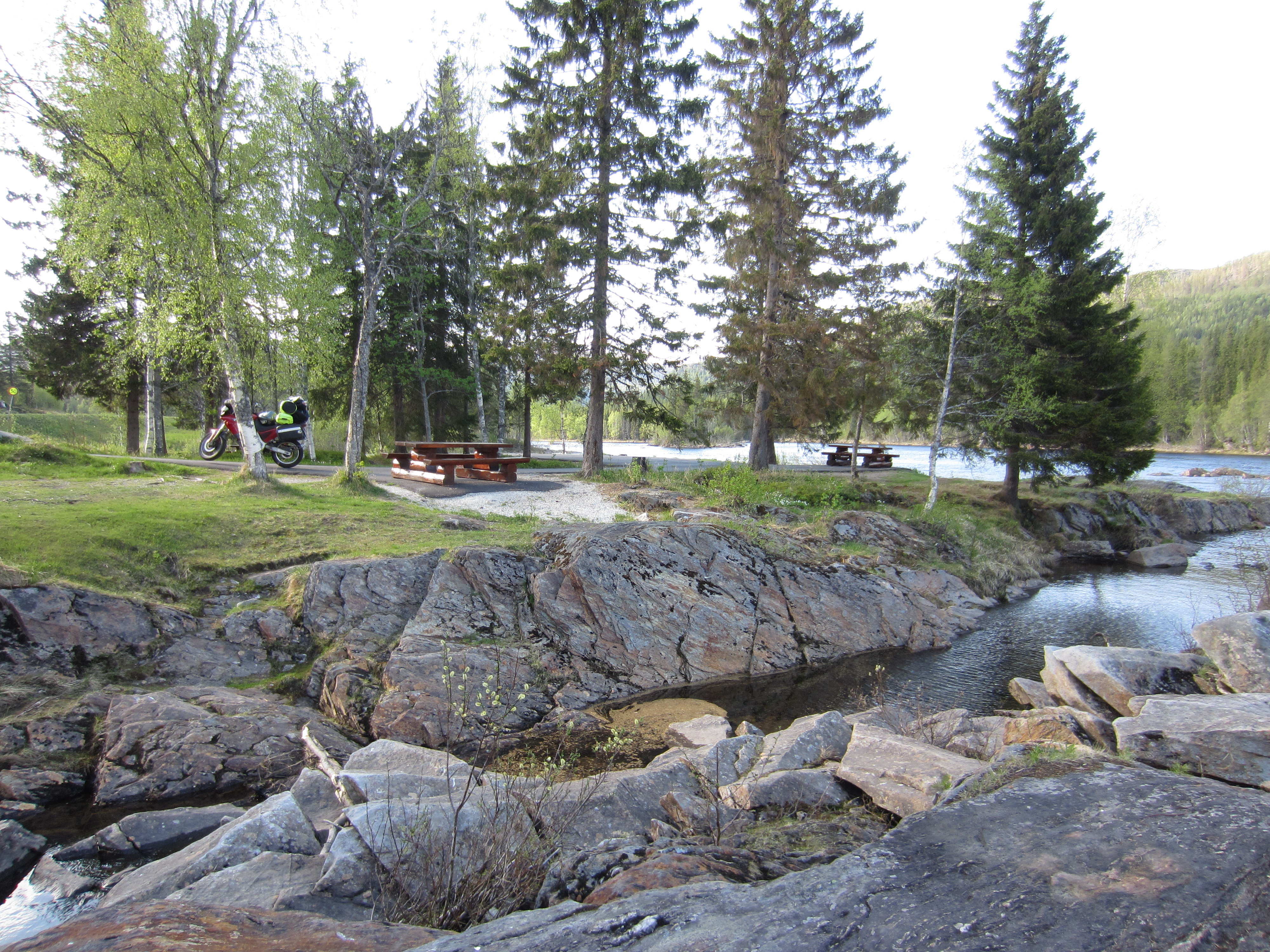 Recreation area at Namsen river